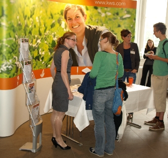 Stand der KWS auf der Life Science an der Universität Hohenheim am 08.06.2011 (Foto: Proplanta)