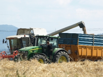 Getreideernte 2012