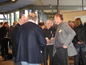 Diskussionen am Rande der 37. Hohenheimer Umwelttagung (Foto: Proplanta)